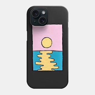 Color Block Sunset Phone Case