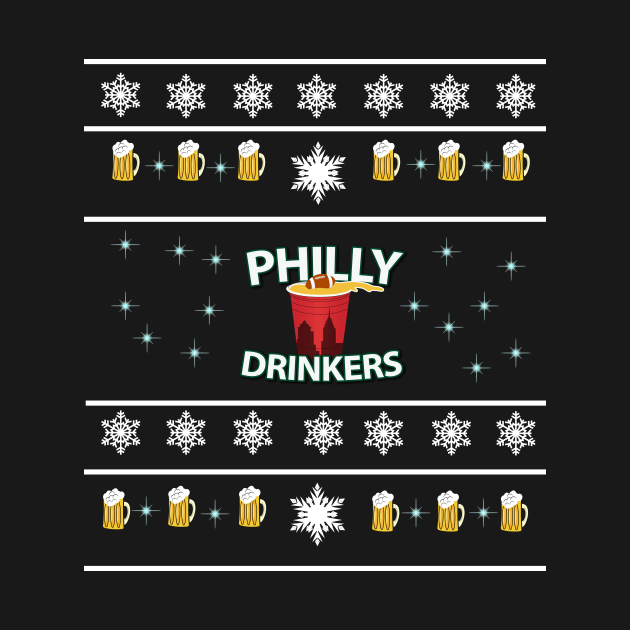 Philly Drinkers Ugly Sweater by Philly Drinkers