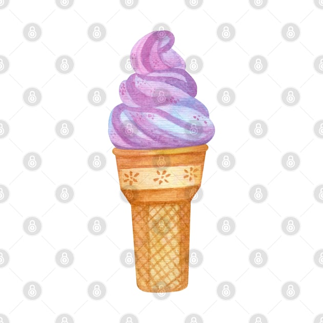 Ice cream cone by Iuliana