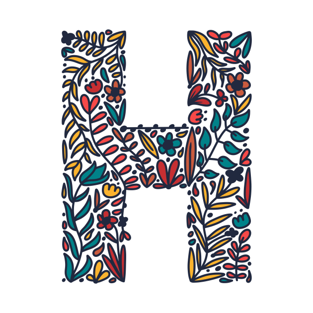 Tropical Letter H by Cascade Patterns