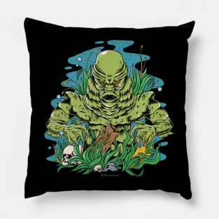 Creature from the black lagoon Pillow