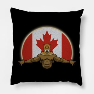 Cheetah Canada Pillow