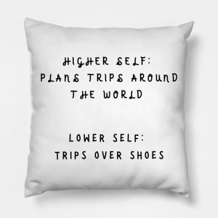 Higher Self Lower Self Pillow