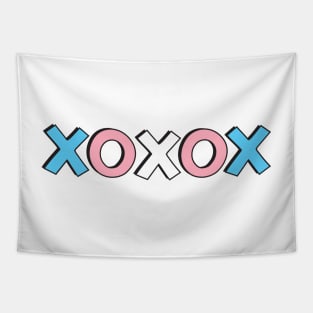 Hugs and Kisses - T4T Valentines - Pride XOXO Tapestry