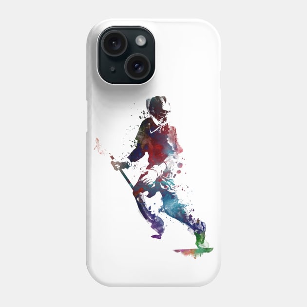 lacrosse sport art #lacrosse #sport Phone Case by JBJart