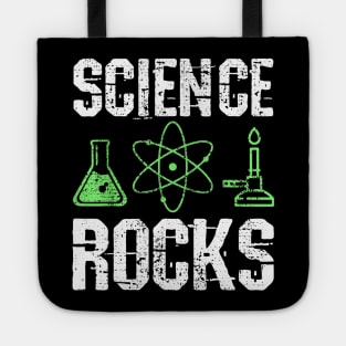 Science Rocks T-Shirt Biology Chemistry Physics Teacher Tote