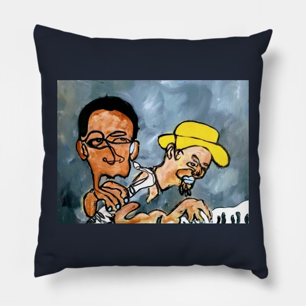 Coltrane & Monk Pillow by scoop16