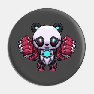 Robotic Panda Pal Pin