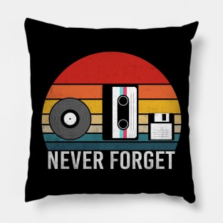 Never Forget Pillow