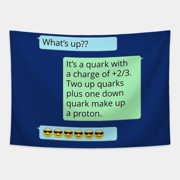 What's Up? It's a Kind of Quark Tapestry by donovanh