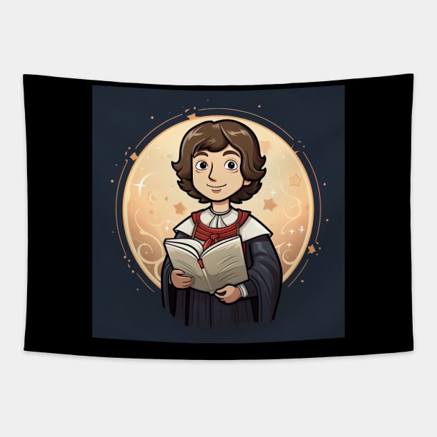 Nicolaus Copernicus Tapestry by ComicsFactory