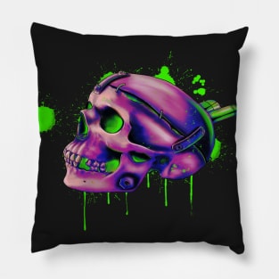 frankenstein skull Pillow