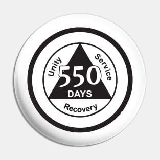 550 Days Sober - Alcoholics Anonymous Recovery Sober - Sober Since - AA Tribute - aa Alcohol - Recovery Tribute - sober aa sobriety addiction recovery narcotics anonymous addiction drugs mental health Pin