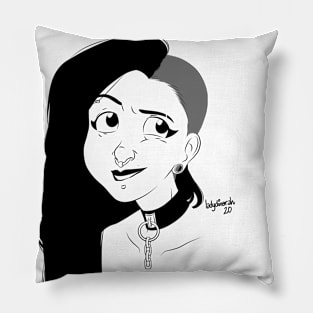 Punk Girl Pillow