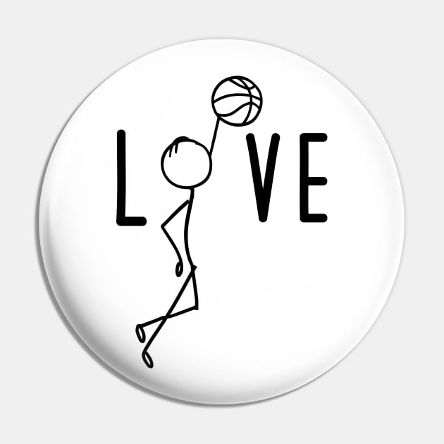 Cute Basketball Player Gift Basketball Lover Basketball Team Pin by mrsmitful01