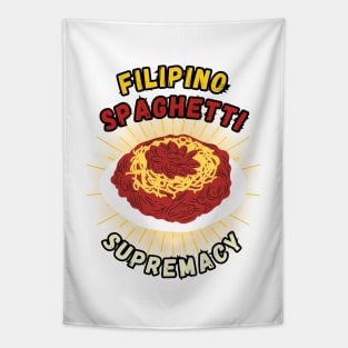 FIlipino spaghetti supremacy filipino food Tapestry