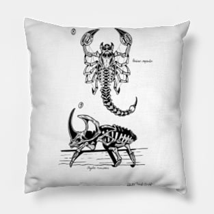Insect Skeletons Pillow