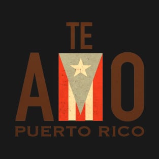 Te Amo Puerto Rico T-Shirt