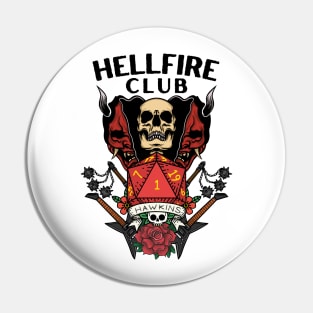 Hellfire Club - D20 - Guitars - Flails - Skull Pin