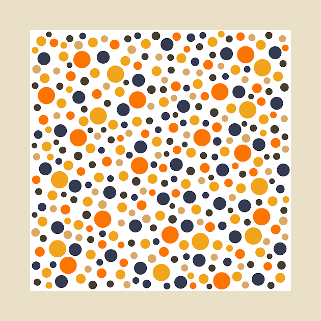 Autumn Colors Polka Dots by Whoopsidoodle