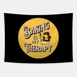 Baking Is My Therapy Tapestry