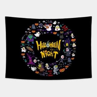 Halloween Night Tapestry