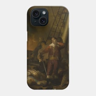 Christian IV Aboard his Flagship The Trinity by Nicolai Abildgaard Phone Case