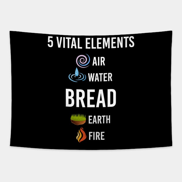 5 Elements Bread Tapestry by symptomovertake