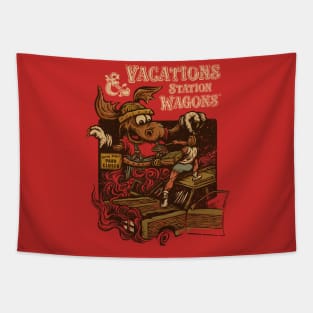 Vacations and Station Wagons Tapestry