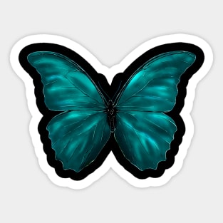 Blue butterfly Sticker for Sale by VikiKL