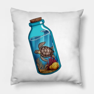 Sea Turtle Bottle Pillow