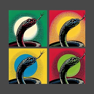 Black Mamba Pop Art - Cool Snake T-Shirt