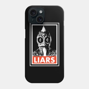 Reptilians Lie Phone Case