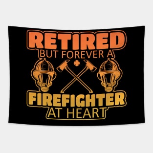 Retired Firefighter Gift Tapestry