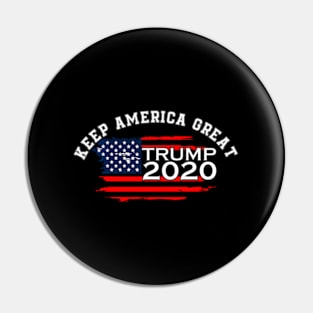 Keep America Trump 2020 Election Usa Flag Donald Pin