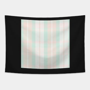 Pastel Aesthetic  Aillith 1 Hand Drawn Textured Plaid Pattern Tapestry