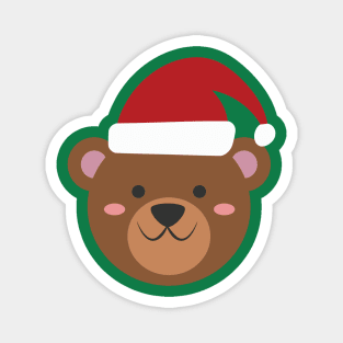 Cute Animal Cute Bear Christmas Outfit Costumes Gift Magnet