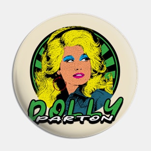 Pop Art Dolly Parton Pin