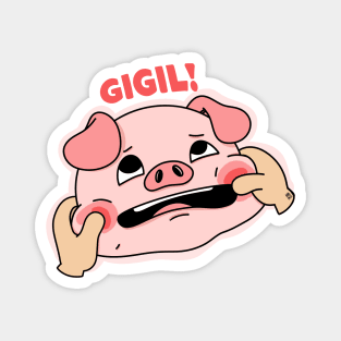 GIGIL CUTE AGGRESSION PINOY WORD Magnet