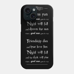 Demons run (white) Phone Case