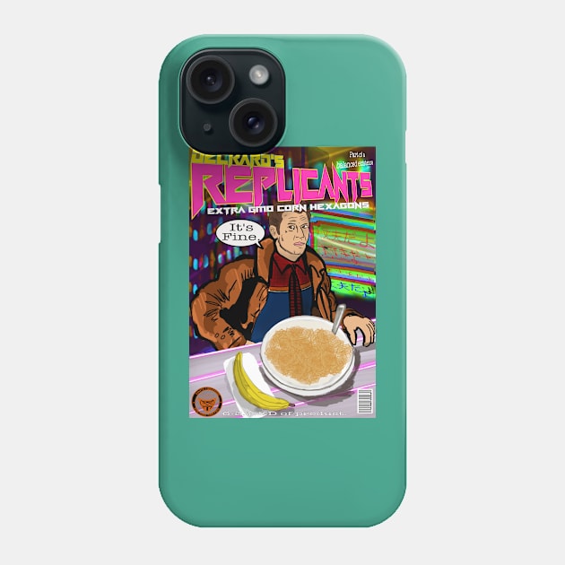 Deckard's Replicants Cereal Phone Case by TL Bugg