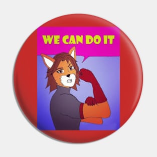 We Can Do It (Art by Hayley Evenett) Pin