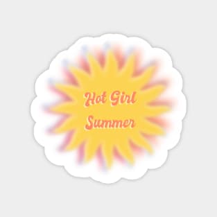 hot girl summer sun Magnet