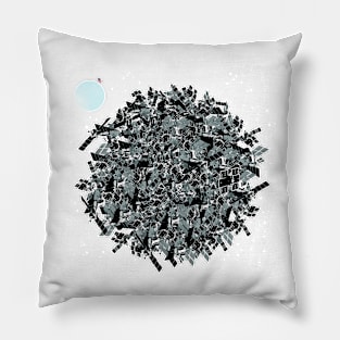 Satellite Crowd Pillow