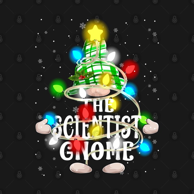 The Scientist Gnome Christmas Matching Family Shirt by intelus