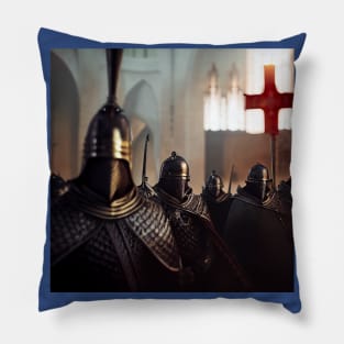 Knights Templar in The Holy Land Pillow