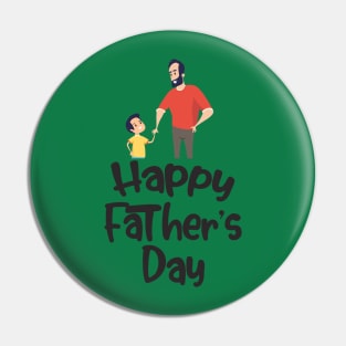 Happy Fathers Day Pin