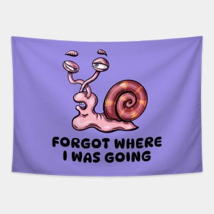 Slow And Forgetful Snail Tapestry