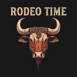 Rodeo Time Bull Riding Cowboy Bull Rider T-Shirt