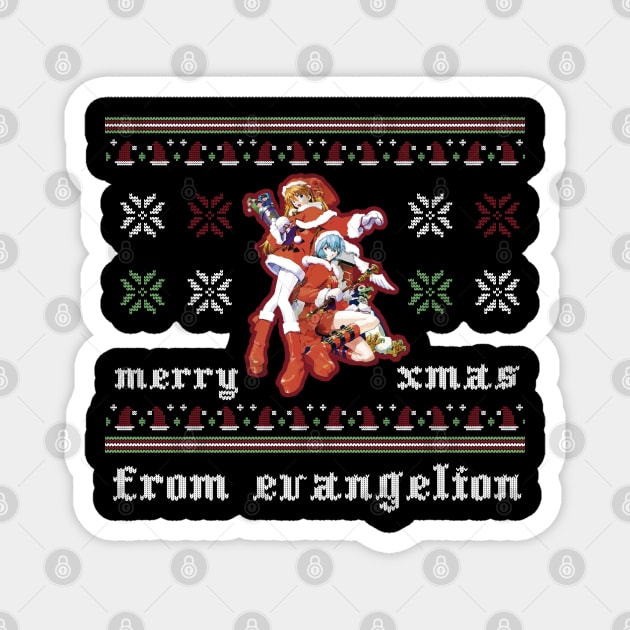 Evangelion xmas Magnet by Koburastyle